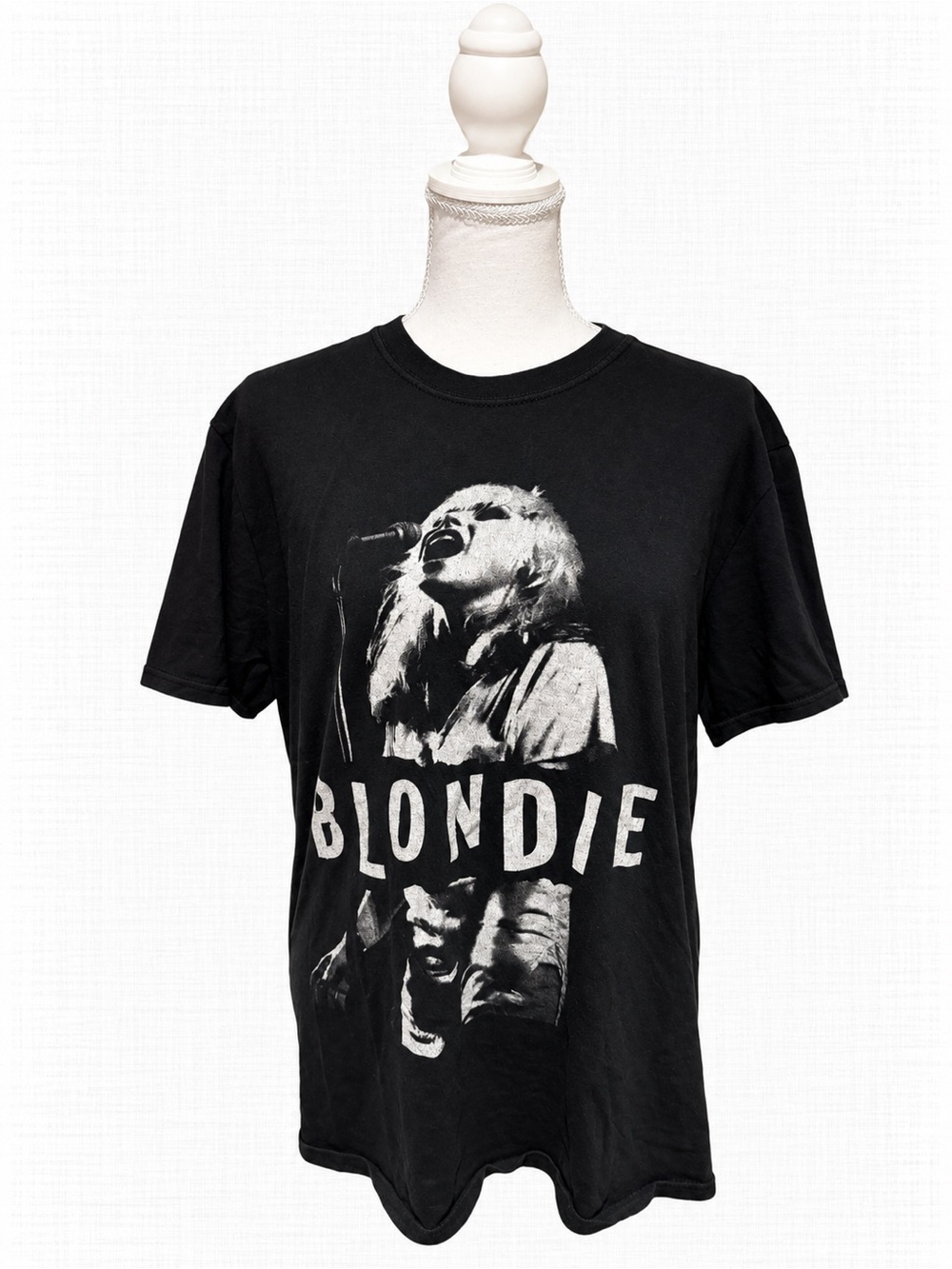 Blondie Debbie Harry Graphic Band T-Shirt Black Unisex Medium